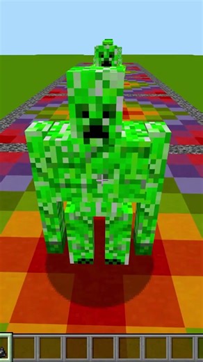 STRONGEST CREEPER VS RAINBOW Blocks 😈