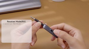 Bluetooth 5.1 Aux Adapter Receiver & Transmitter Rechargeable for Airpods Headphones Speaker, ESSAGER 3.5mm Aux Audio Jack Adapter for Airplane Treadmill Flight MP3 Player TV Car Home Stereo System