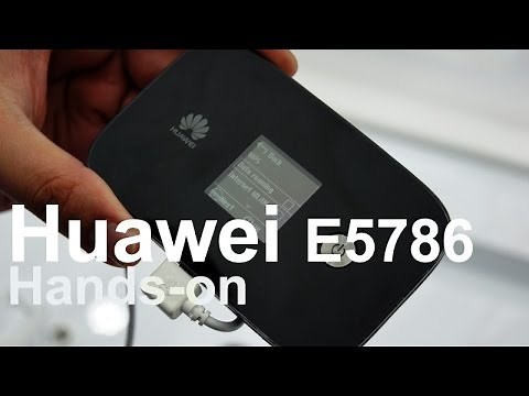Hands-On: Huawei E5786 "world's fastest MiFi"
