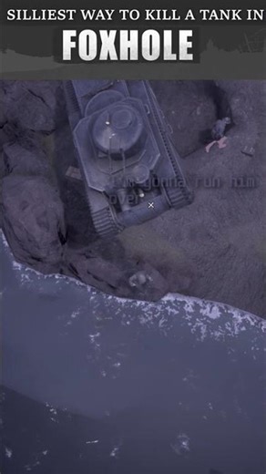 Strangest way to kill a tank in Foxhole. #foxholegame #foxholegame #gaming