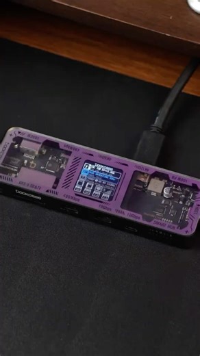 Charge, Stream, Transfer—SIMULTANEOUSLY! 🔄#usb #techsetup #dockcase #docking #techtips