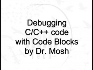 Debugging C/C++ code with Codeblocks