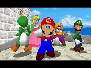 N64 Mario in Super Mario 64 DS Hack
