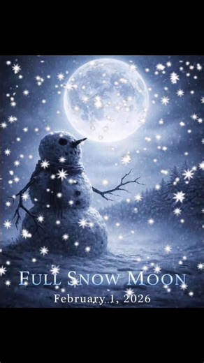 Full Snow Moon The magical Full Snow Moon lights up the winter sky, symbolizing deep snowfall and the peak of winter’s beauty. This February full moon reminds us of nature’s calm, cold nights and the quiet magic of the season. #FullSnowMoon #SnowMoon #FebruaryMoon #WinterMoon #NightSky | Cosmos Stargazers