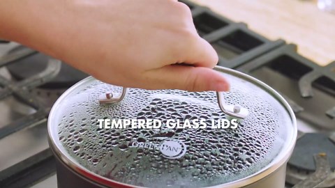 GreenPan Chatham Hard Anodized Healthy Ceramic Nonstick, 8" Frying Pan Skillet, PFAS-Free, Dishwasher Safe, Oven Safe, Gray