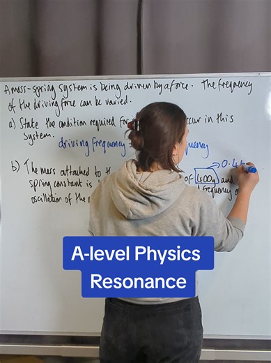 A-level Physics - Resonance #myedspace #myedspacephysics #physics #hannahdoesphysics #alevels