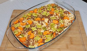 Rice with Ground beef! It's so delicious that you want to cook it over and over again! | Chef Jambo