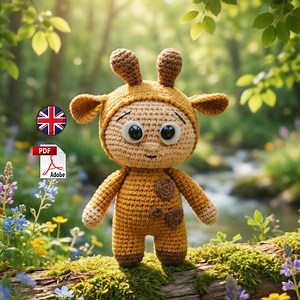 Baby Giraffe Crochet Pattern, Amigurumi Giraffe Doll PDF Tutorial, Easy Crochet Animal Pattern, Digital Download in English, 17cm - Etsy