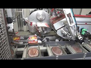 Horizontal Cartoner with Robotic Infeed for IQF Trays
