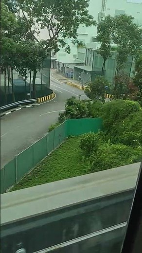 Blue Monorail arriving at RWS