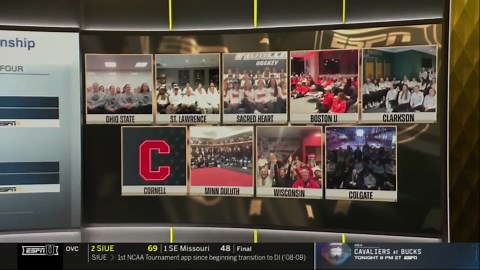 2025 NCAA women's hockey championship bracket selection show