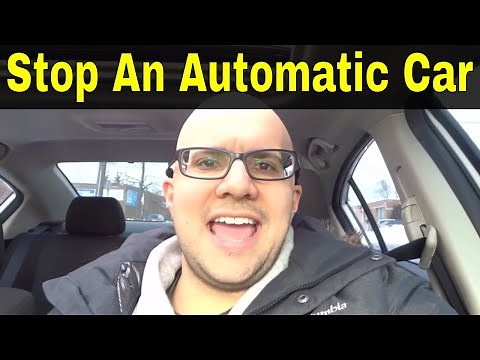 How To Stop An Automatic Car-Beginner Driving Lesson