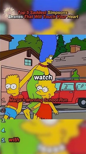 Top 5 Saddest Simpsons Scenes That Will Touch Your Heart ❤️ #TheSimpsons #Simpsons #Emotional #Heart