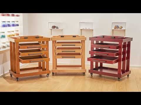 Phoenix Deluxe 5-Tier Artist Cart Review – Expansive Storage, Built-In Palette & 3 Color Options!