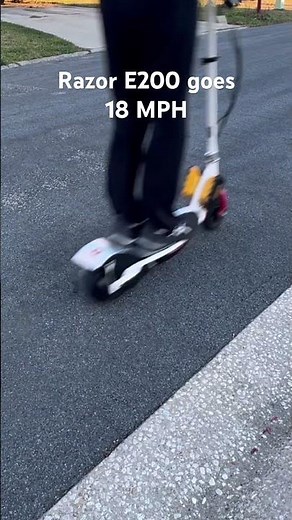 Modified Razor E200 with 350 watt motor, 40V controller, dual Dewalt lithium batteries. 18 MPH.