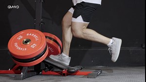 GMWD Hack Squat Machine, Leverage Squat Machine, Leg Exercise Pendulum Squats Machine, Adjustable Lower Body Special Leg Machine with Weight Storage Pins and Band Hooks