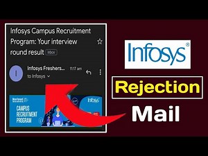 Infosys interview Result | Infosys Rejection Mail