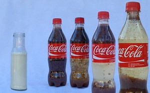 This is what happens when you add milk to coke