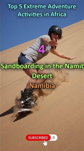 Top 5 Extreme Adventure Activities in Africa #africa #adventureactivities #africanews #top5 #top10