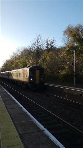 SWR class 159 105 passing Overton with tones