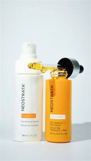 NEOSTRATA on Instagram: "Make the season bright with the Enlighten Day & Night Serum Duo."