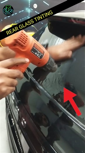 Rear Glass Tint Hitting 🔥 Perfect Finish #shorts