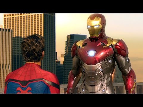 Iron Man Takes Spider-Man's Suit Scene - Spider-Man: Homecoming (2017) Movie CLIP HD