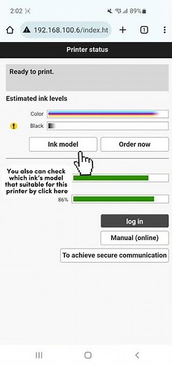 Quick hack to check your printer’s ink level #canon