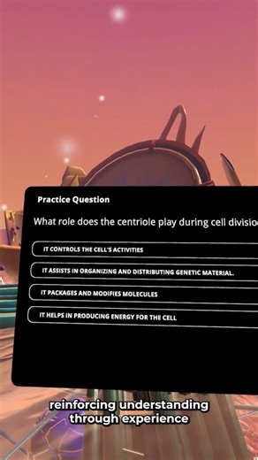 Inside the Cell: Finding the Centriole in VR