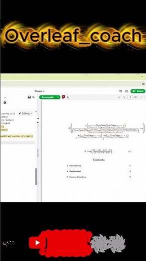 Stop Manual Compiling in Overleaf! ⚡️ #Shorts
