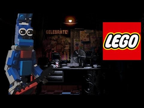 LEGO FNAF Bonnie Action Figure Tutorial | How to build LEGO Fnaf Bonnie | Old moc