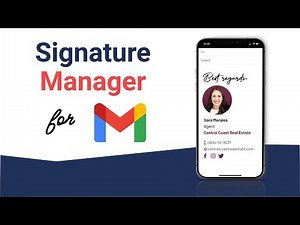 Signature Manager for Gmail Product Tour