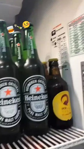 Beer Bottle Showcase Inside Refrigerator