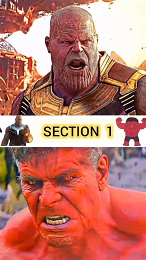 Red Hulk vs Thanos - The Ultimate Showdown