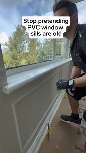Agree? PVC window sills? Bold choice… if your goal is “rental-grade beige nightmare.” They crack, they warp, they yellow like old Tupperware—and yet, people still defend them. Why? You deserve better. Tear out the plastic. Raise your standards. #DesignFail #WindowGlowUp #NoMorePVC #HomeStyleFix #RealWoodOnly #DIYWithTaste #InteriorDesignMistakes #RenoWithStandards #HomeUpgradeTips #SnarkyDesignTruths #ModernDIY #HouseGlowUp #DesignWithEdge #RenovationRealness | Panelling Perfect