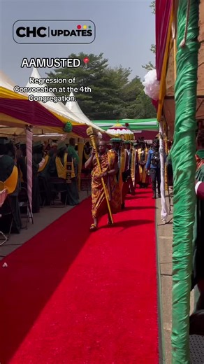 Regression of Convocation at the Aamusted 4th Congregation. #Aamusted #Congregation #CampusHypeCrew🇬🇭