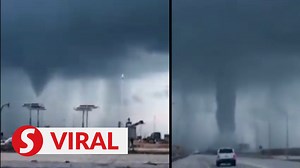 Videos and photos of a waterspout near Pengerang, Johor have gone viral on social media. Read more at https://bit.ly/3MGsFX5 WATCH MORE: https://thestartv.com/c/news SUBSCRIBE: https://cutt.ly/TheStar LIKE: https://fb.com/TheStarOnline | The Star