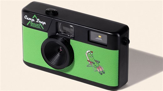 This compact camera is so pickle-obsessed that it replaced the shutter sound with a crunch