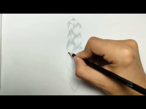 Easy Girl Braid Drawing 💁‍♀️ | Step by Step Tutorial