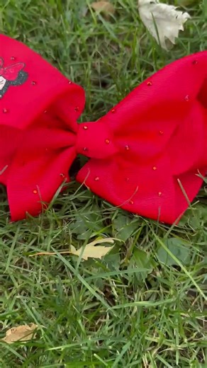 Large Mouse Inspired Minnie Hair Bow