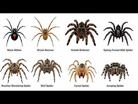 Every Spider Type Explained