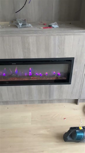 install electric fireplace #electrician #industrialelectrician #food #london