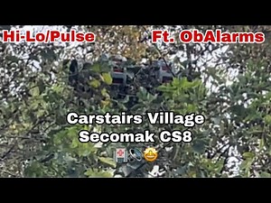 Carstairs Sirens - Carstairs Village Secomak CS8 Hi-Lo/Pulse Siren Test! Ft.‪@obalarms‬ 🏥🔊🤩