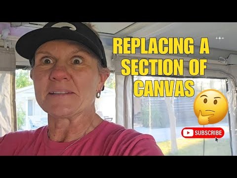 2000 Coleman Pop-Up Canvas section replacement