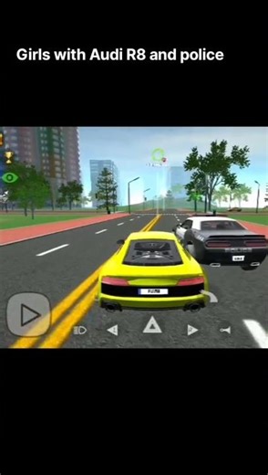 Girls vs Boys audi R8 driver. #carsimulator2 #automobile #newupdate #audir8 #police