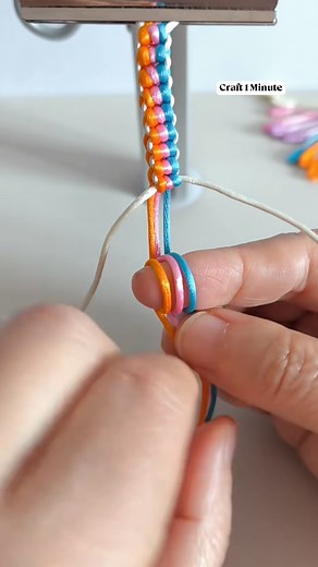71K views · 366 reactions | How to tie a 7-color bracelet by hand simply #diy #bracelet #crafts | Craft 1 Minute | Facebook