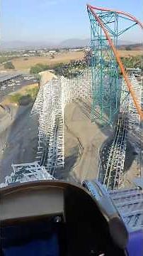 Twisted Colossus POV (Blue Side)- Six Flags Magic Mountain #rollercoaster #sixflags #losangeles #pov