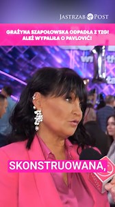 419K views · 1K reactions | Grażyna SZAPOŁOWSKA odpada z "Tańca z Gwiazdami"! ALEŻ WYPALIŁA o Pavlović! 﫢 | Jastrzab Post | Facebook