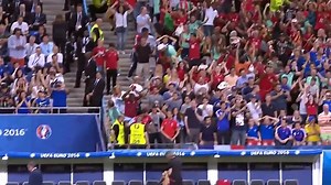 The Euro winning goal in slow motion. | Unbelievable Jeff