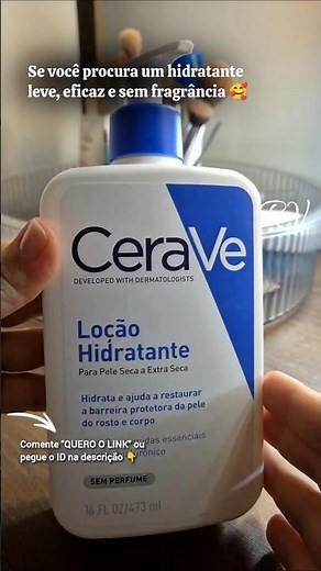 Cerave Loção Hidrantante sem perfume #comprasshopee #rotina